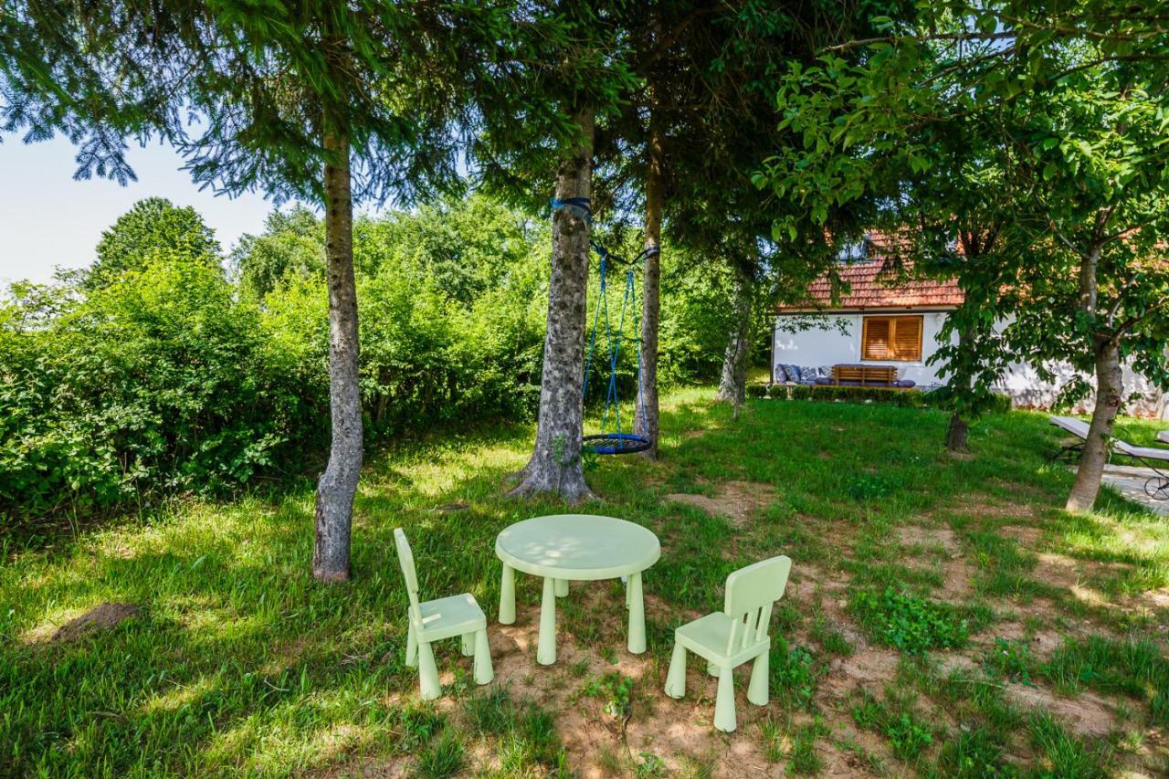 Beautiful Cottage With Heated Pool For 22 Ppl Plaški Esterno foto