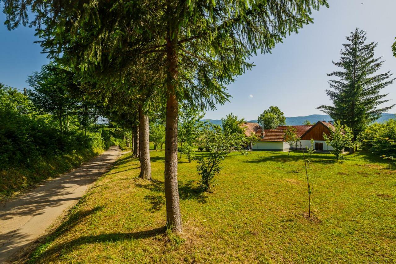 Beautiful Cottage With Heated Pool For 22 Ppl Plaški Esterno foto